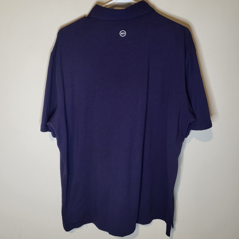 No Laying Up Pocket Performance Golf Polo Shirt Navy Size XXL NLU - Picture 6 of 8